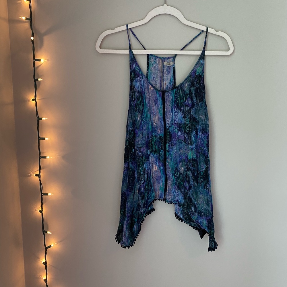 Open back Multicolor Going Out Top